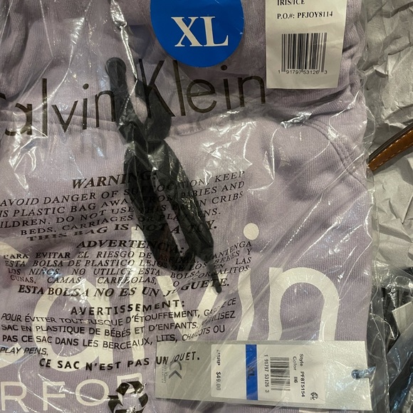 Calvin Klein Performance Logo Women Crop Hoodie xl - Picture 2 of 4